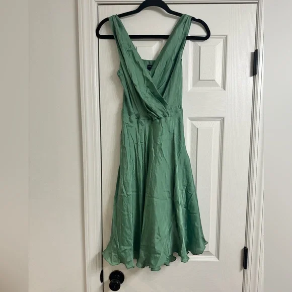 Ralph Lauren Purple Label | Dresses | Stunning Ralph Lauren Collection  Purple Label Silk Green Dress Sz 4 | Poshmark